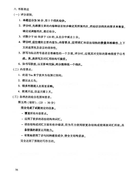 2006年全国成人高考高起专英语真题及答案